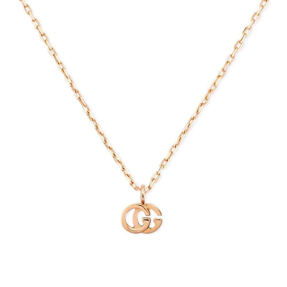 Gucci GG Running 18ct Rose Gold Necklace - Berry's Jewellers