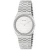 Gucci GUCCI 25H 30mm White Dial & Diamond Bezel Stainless Steel Bracelet Watch - Berry's Jewellers