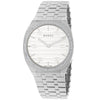 Gucci GUCCI 25H 34mm White Dial & Diamond Bezel Stainless Steel Bracelet Watch - Berry's Jewellers