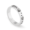 Gucci Gucci Ghost Aureco Sterling Silver 4mm Ring - Berry's Jewellers