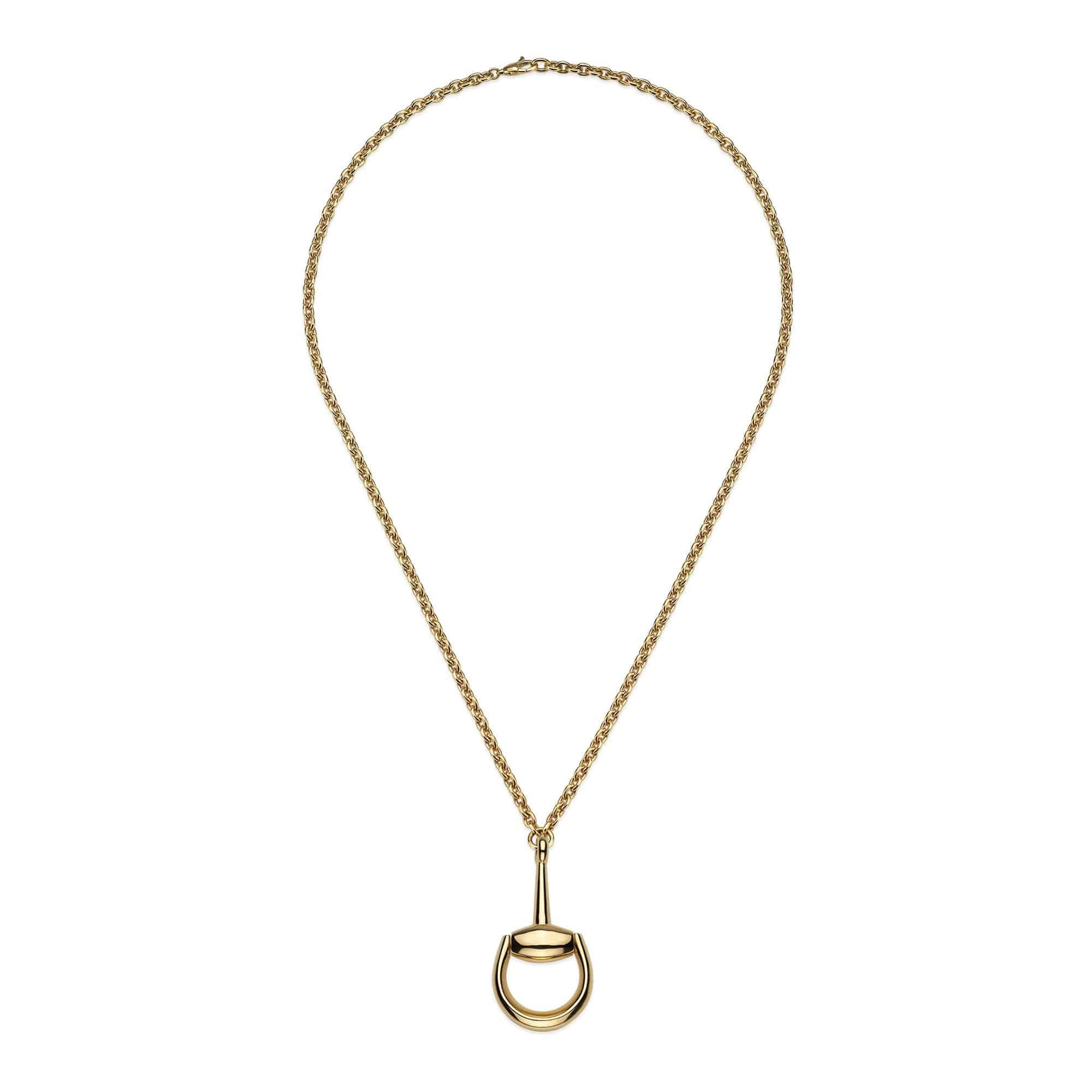 Gucci Horsebit 18ct Yellow Gold Chain Large Necklace