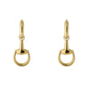 Gucci Gucci Horsebit 18ct Yellow Gold Drop Earrings - Berry's Jewellers