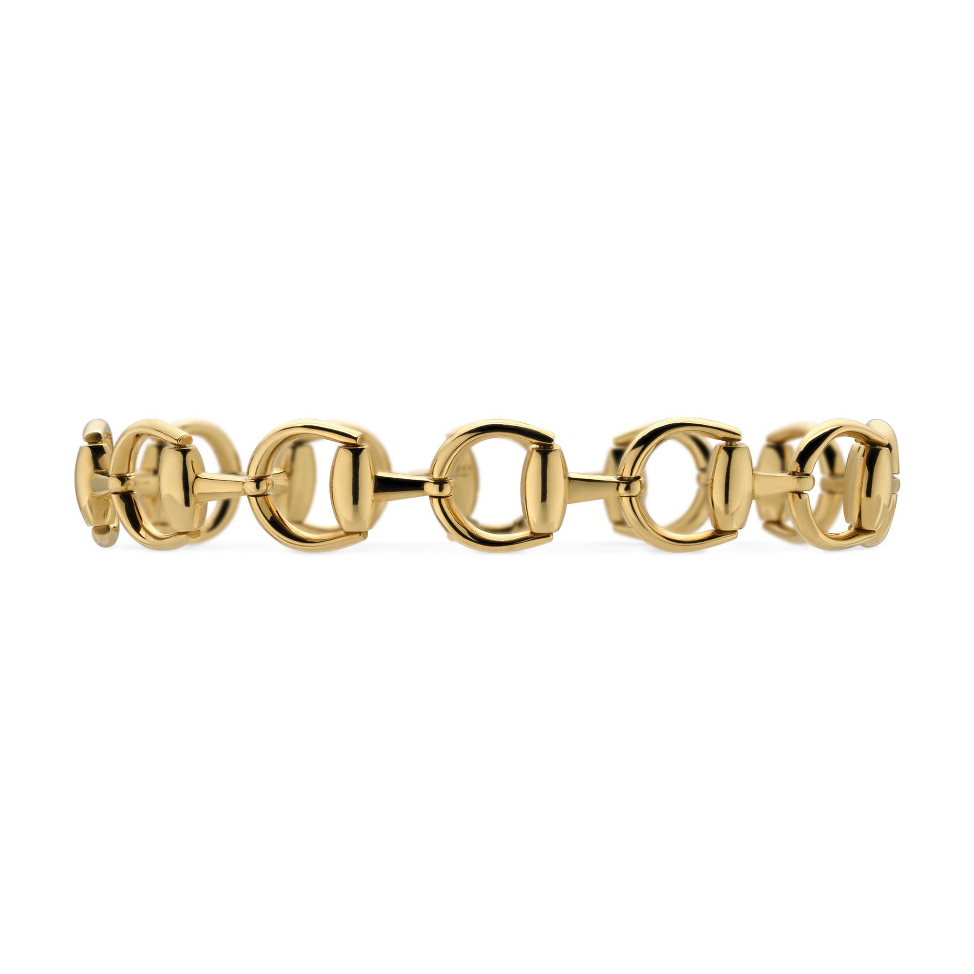 Gucci Horsebit 18ct Yellow Gold Link Bracelet