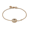 Gucci Gucci Interlocking 18ct Rose Gold Mother Of Pearl And Diamond Bracelet - Berry's Jewellers