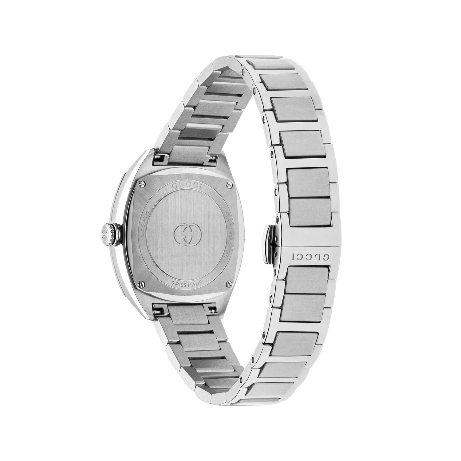 Gucci Gucci Interlocking  29mm Silver Diamond Dot Dial Ladies Bracelet Watch - Berry's Jewellers