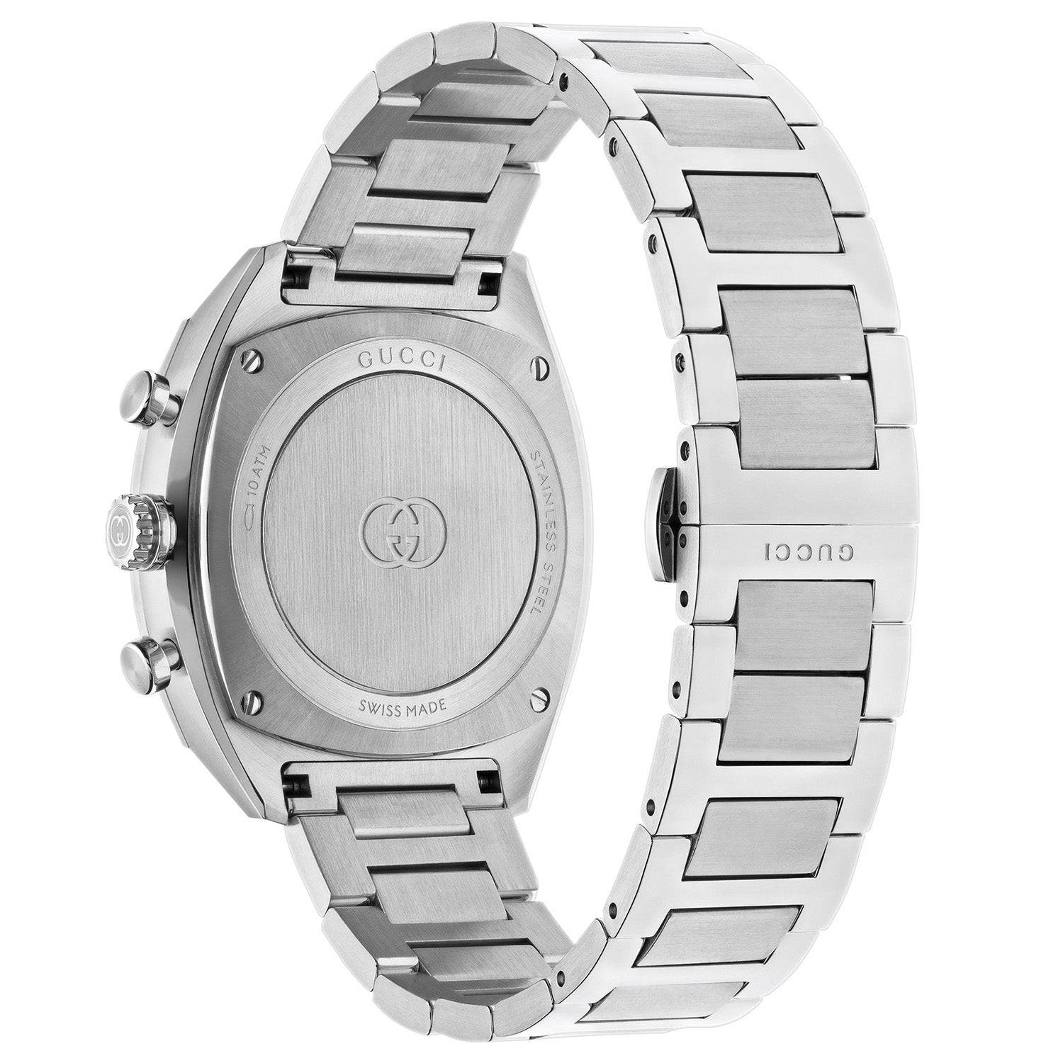 Gucci Gucci Interlocking 41mm Black Dial Men's Bracelet Watch - Berry's Jewellers