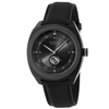 Gucci Gucci Interlocking 41mm Black Dial Men's PVD Rubber Strap Watch - Berry's Jewellers