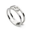 Gucci Gucci Interlocking Sterling Silver 6mm Ring - Berry's Jewellers