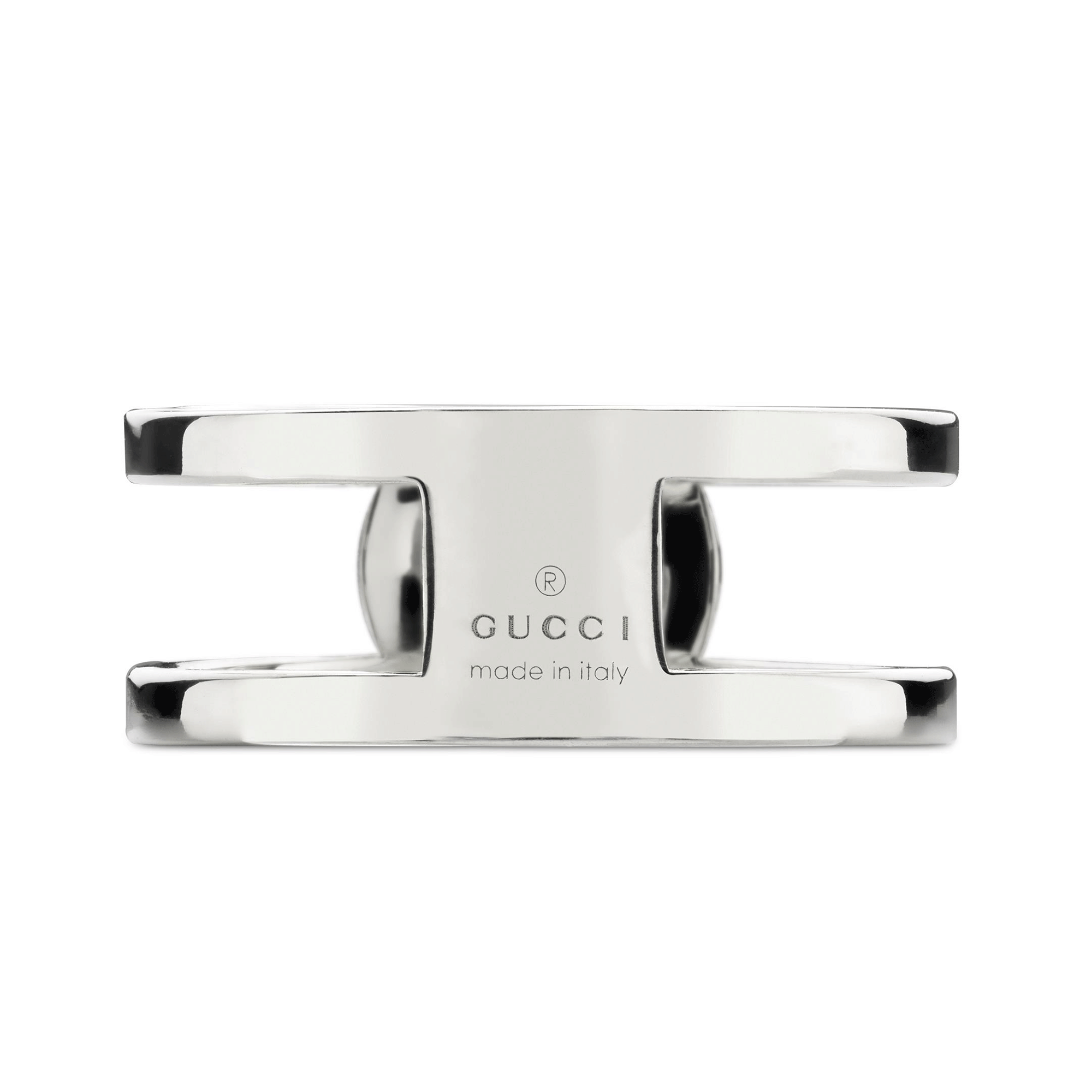 Gucci Gucci Interlocking Sterling Silver 9mm Ring - Berry's Jewellers