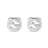 Gucci Gucci Interlocking Sterling Silver Beaded Edge Cufflinks, - Berry's Jewellers