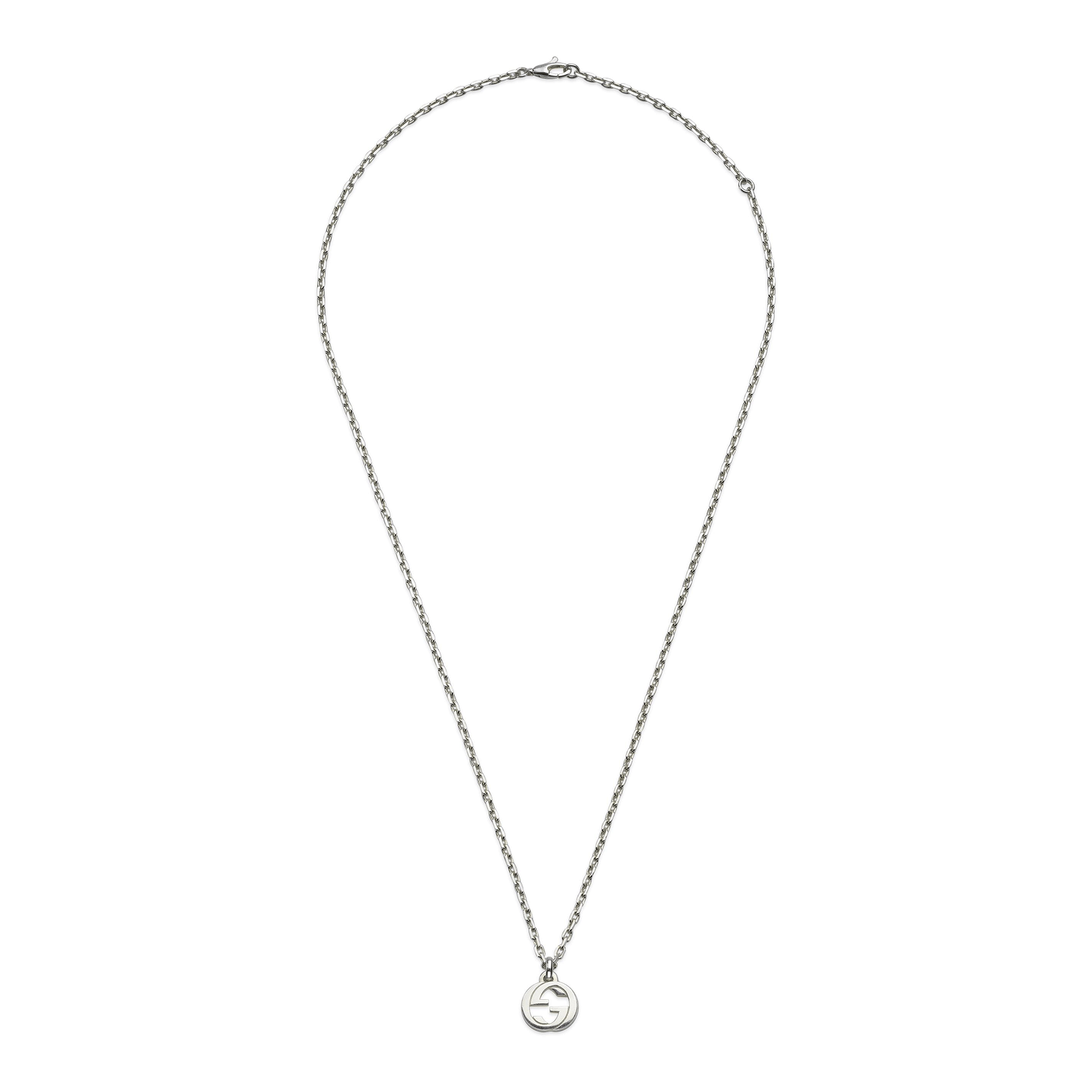 Gucci Gucci Interlocking Sterling Silver Necklace - Berry's Jewellers