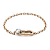 Gucci Gucci Link to Love 18ct Rose And White Gold Chain Bracelet - Berry's Jewellers