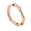 Gucci Gucci Link to Love 18ct Rose Gold Mirrored Ring - Berry's Jewellers