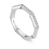 Gucci Gucci Link to Love 18ct White Gold Diamond Pave Set Mirrored Ring - Berry's Jewellers