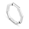 Gucci Gucci Link to Love 18ct White Gold Mirrored Ring - Berry's Jewellers