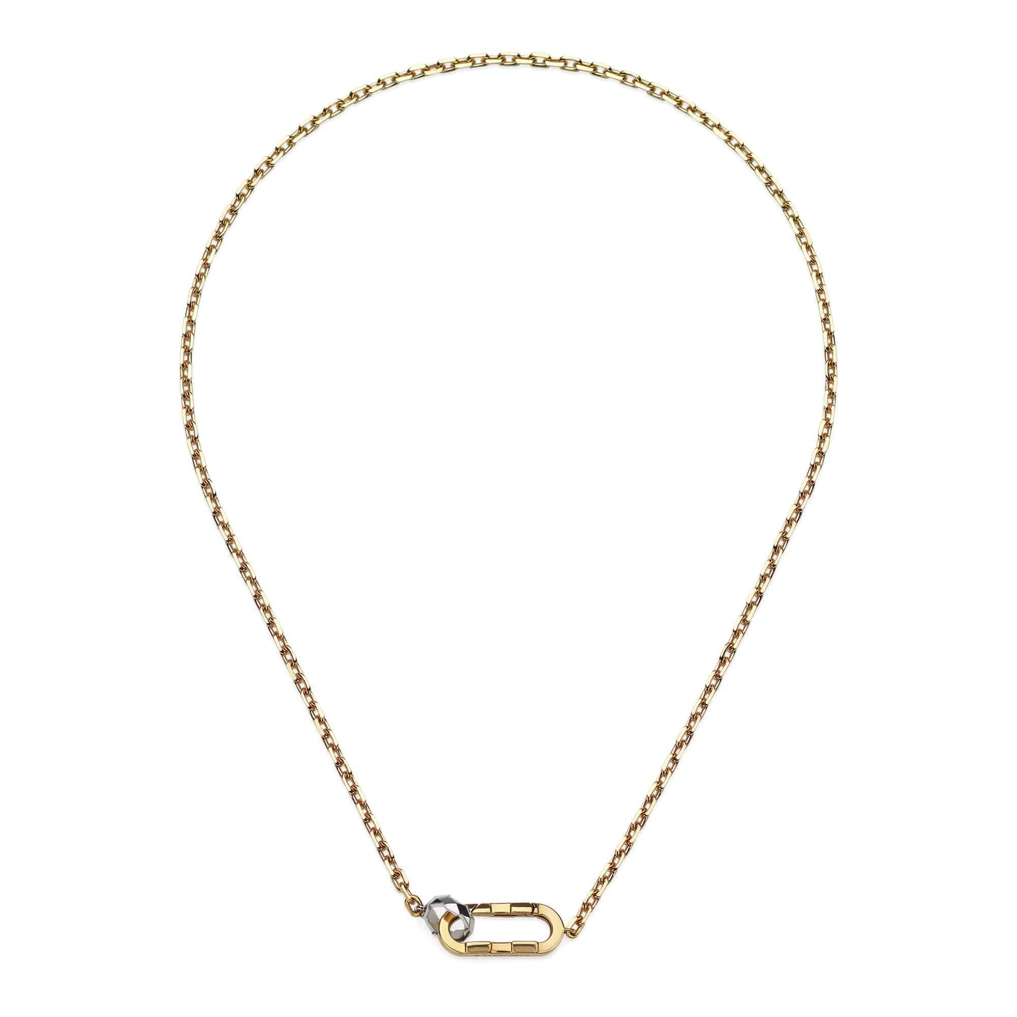 Gucci Link to Love 18ct Yellow And White Gold Chain Necklace