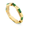 Gucci Gucci Link to Love 18ct Yellow Gold Green Tourmaline Ring - Berry's Jewellers