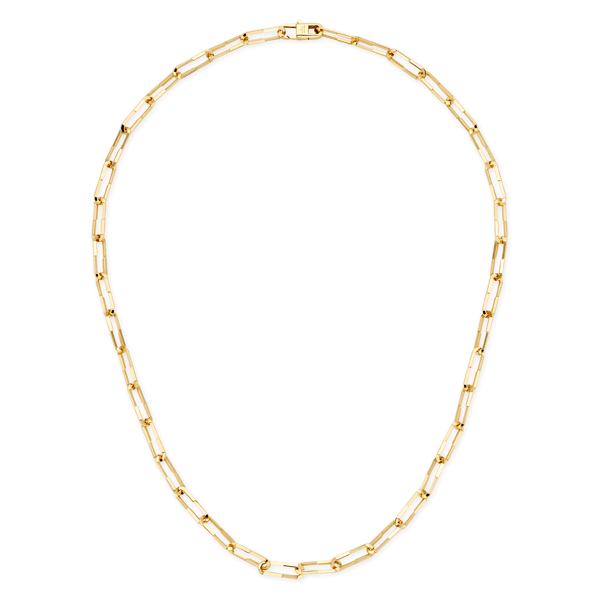 Gucci Gucci Link to Love 18ct Yellow Gold Paperchain Necklace - Berry's Jewellers