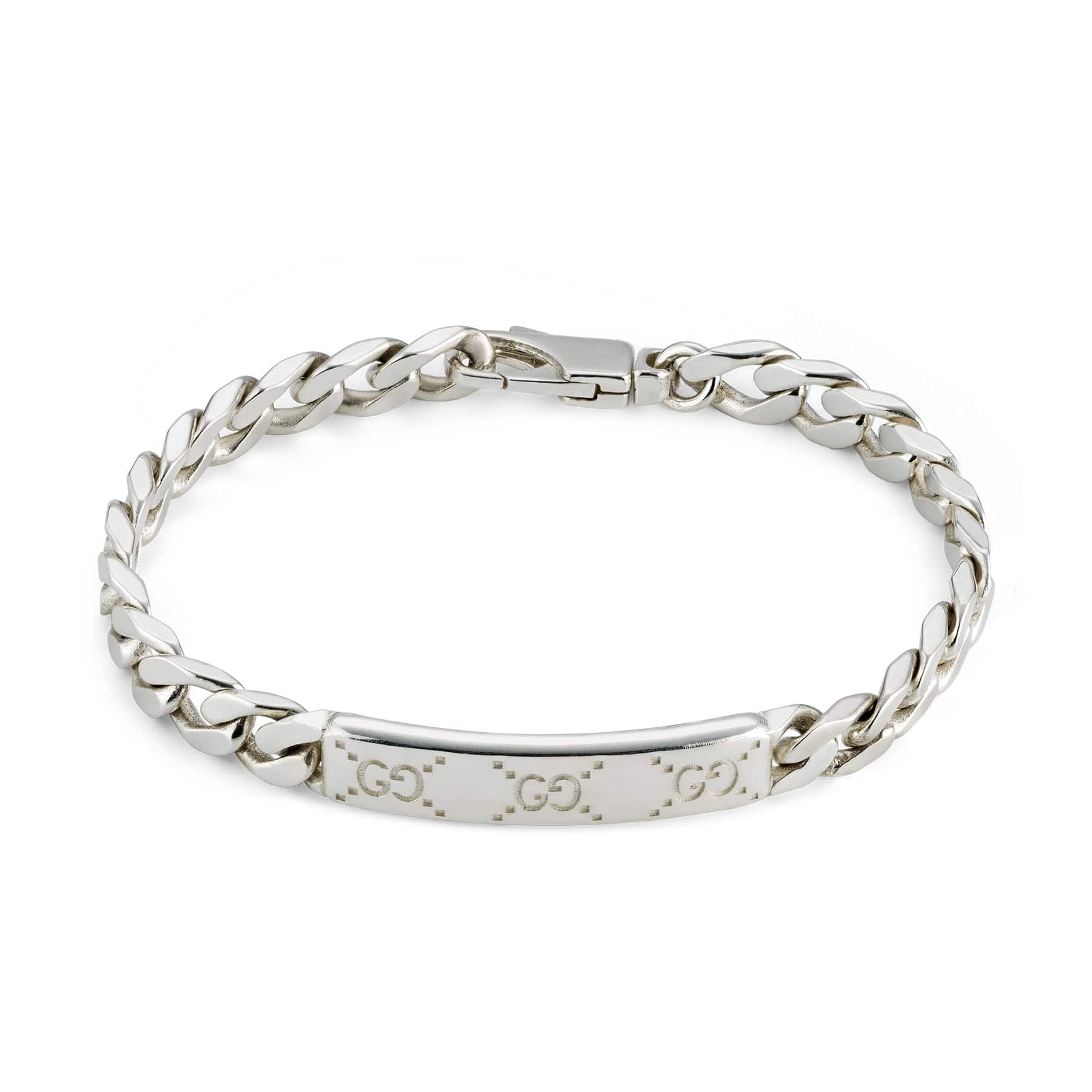 Gucci Gucci Signature Sterling Silver GG Bracelet - Berry's Jewellers