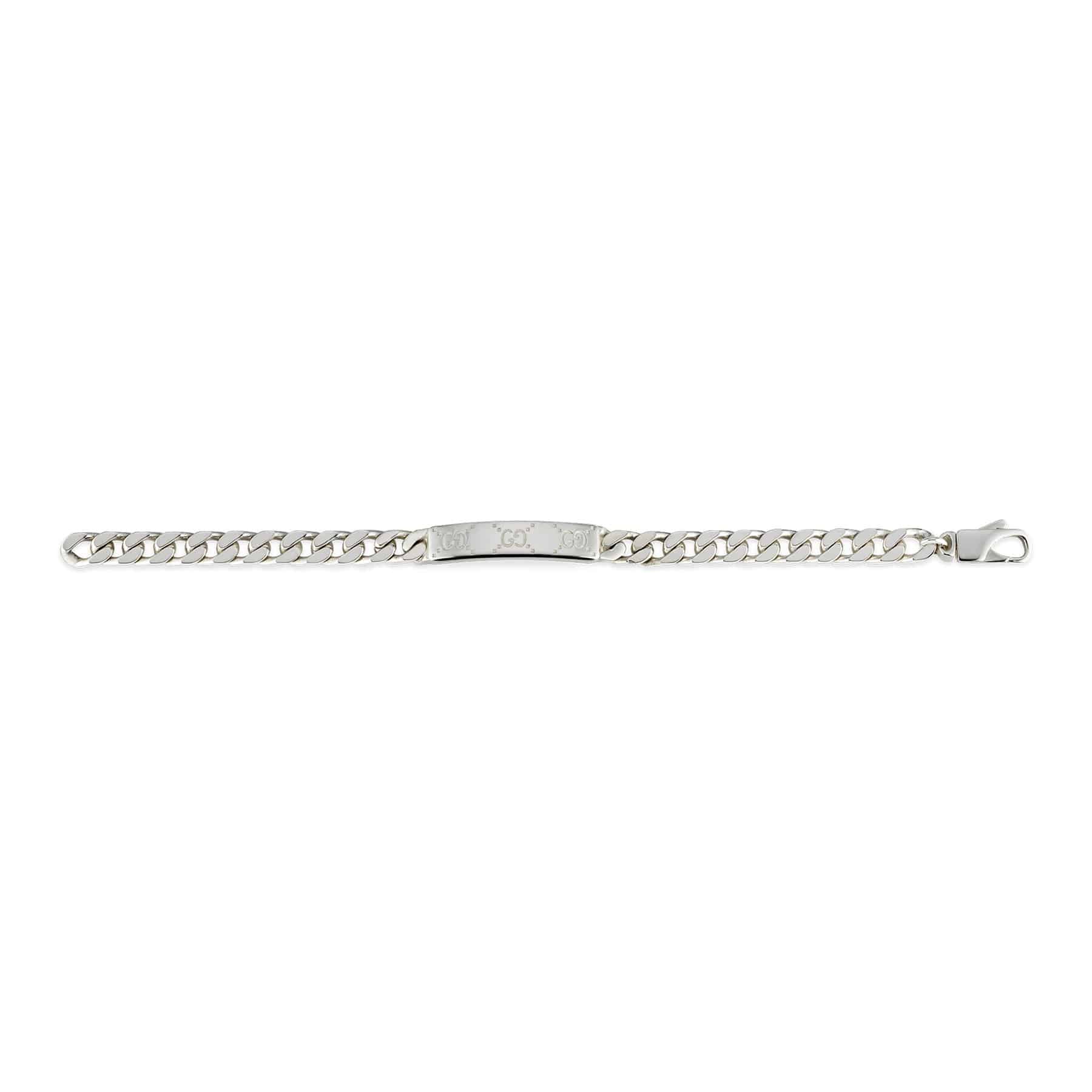 Gucci Signature Sterling Silver GG Bracelet