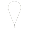 Gucci Gucci Signature Sterling Silver Tag Necklace - Berry's Jewellers