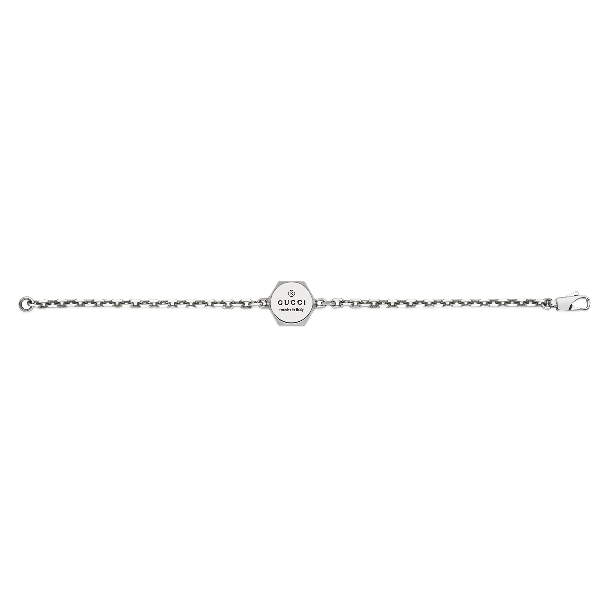 Gucci Sterling Silver Trademark Bracelet