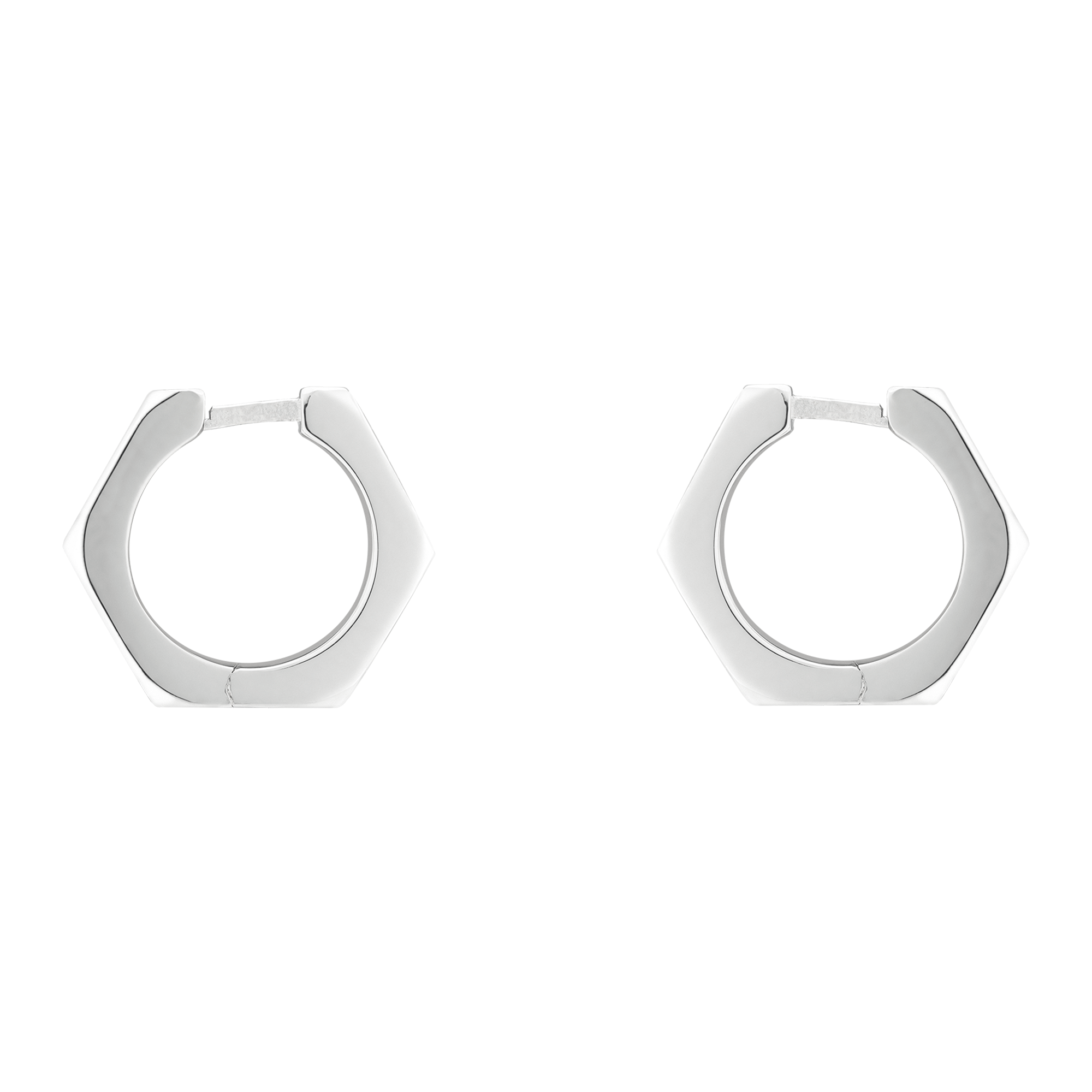 Gucci Gucci Sterling Silver Trademark Hoop Earrings - Berry's Jewellers