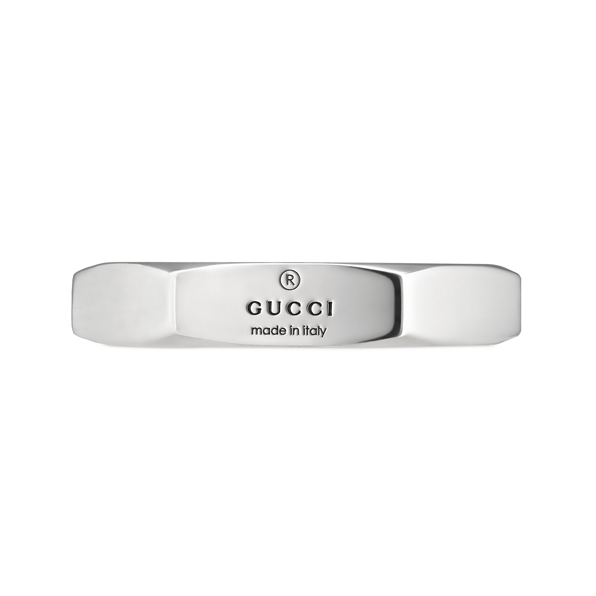 Gucci Gucci Sterling Silver Trademark Ring - Berry's Jewellers