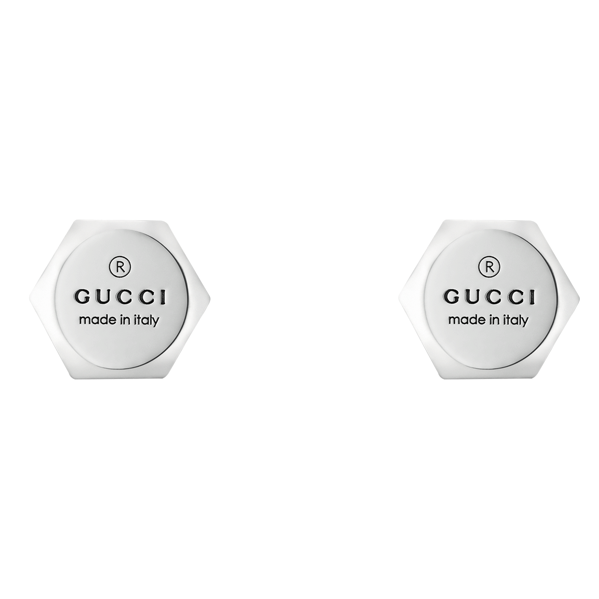 Gucci Gucci Sterling Silver Trademark Stud Earrings - Berry's Jewellers