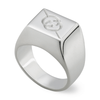 Gucci Gucci Tag Sterling Silver Square With Interlocking  Logo Signet Ring - Berry's Jewellers