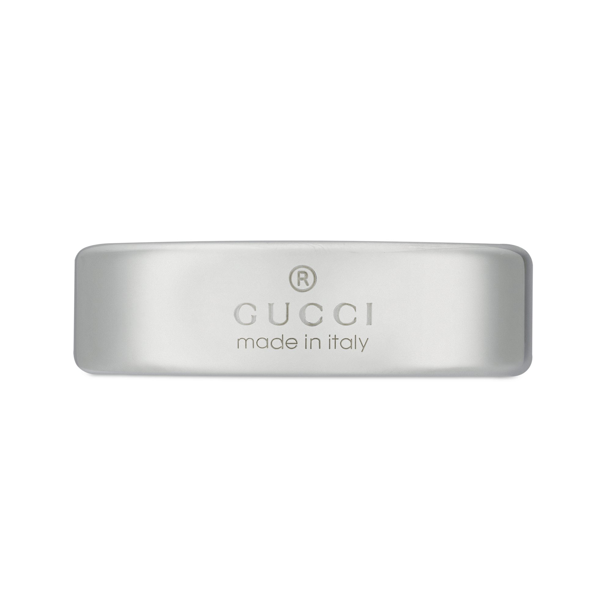 Gucci Gucci Tag Sterling Silver  With Interlocking  Logo Ring - Berry's Jewellers