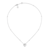 Gucci Icon 18ct White Gold Open Heart Necklace - Berry's Jewellers