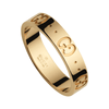 Gucci Icon 18ct Yellow Gold Open GG Motif 4mm Ring - Berry's Jewellers