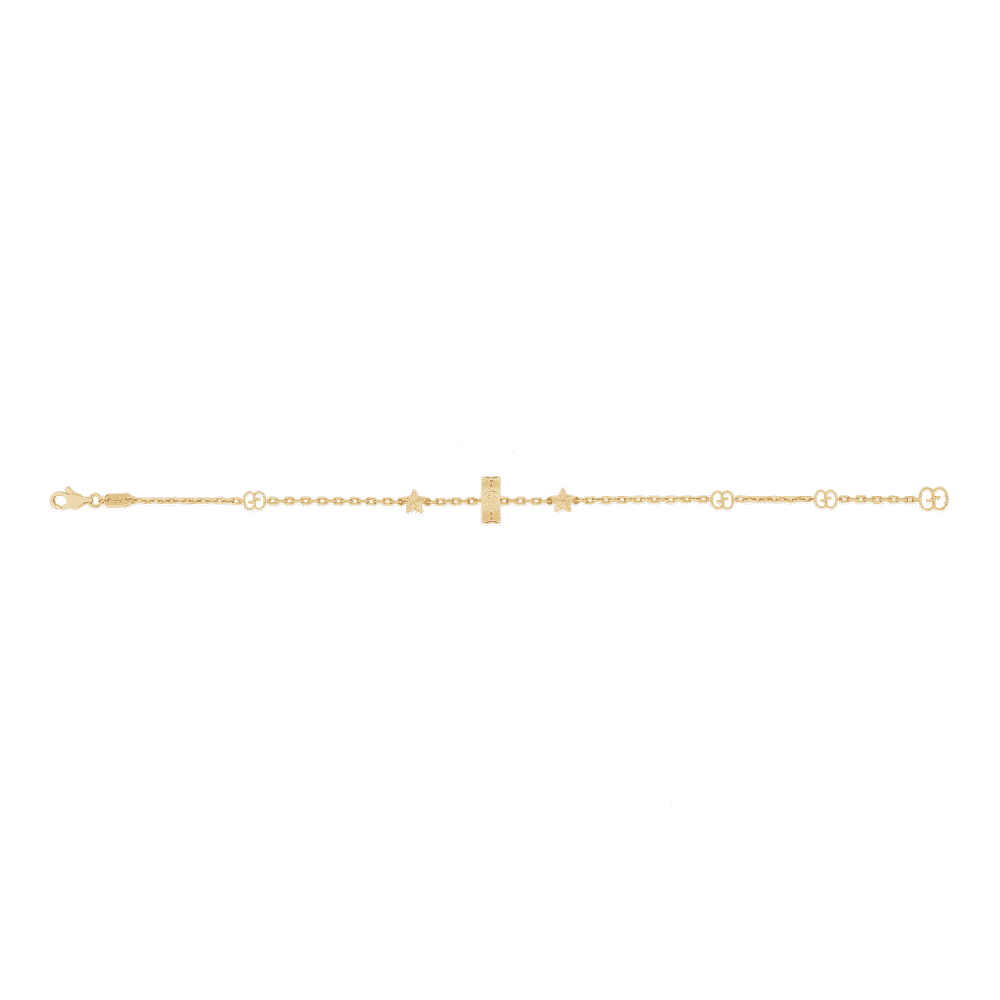 Gucci Icon 18ct Yellow Gold Open Star Bracelet - Berry's Jewellers