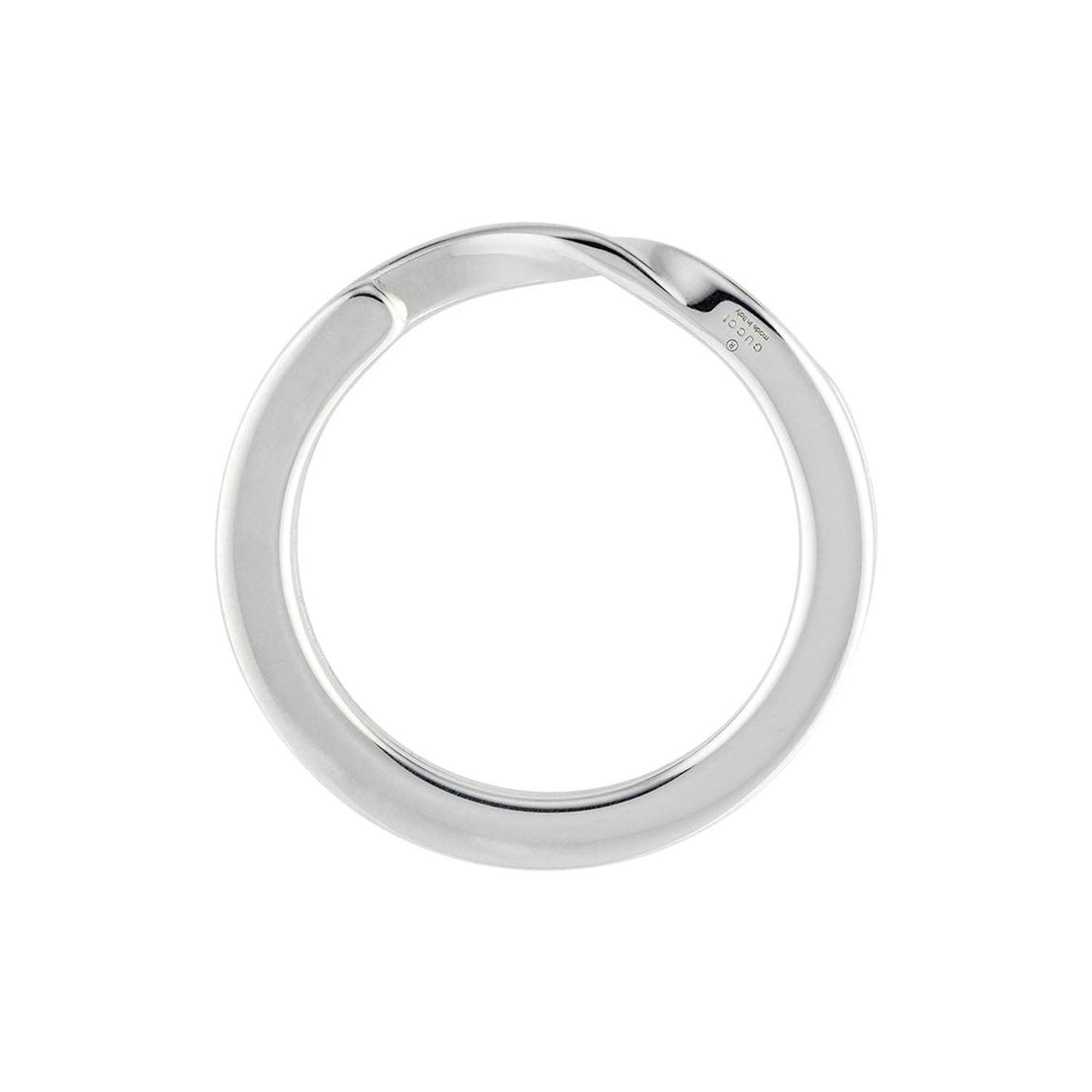 Gucci Gucci Interlocking Sterling Silver Keyring - Berry's Jewellers