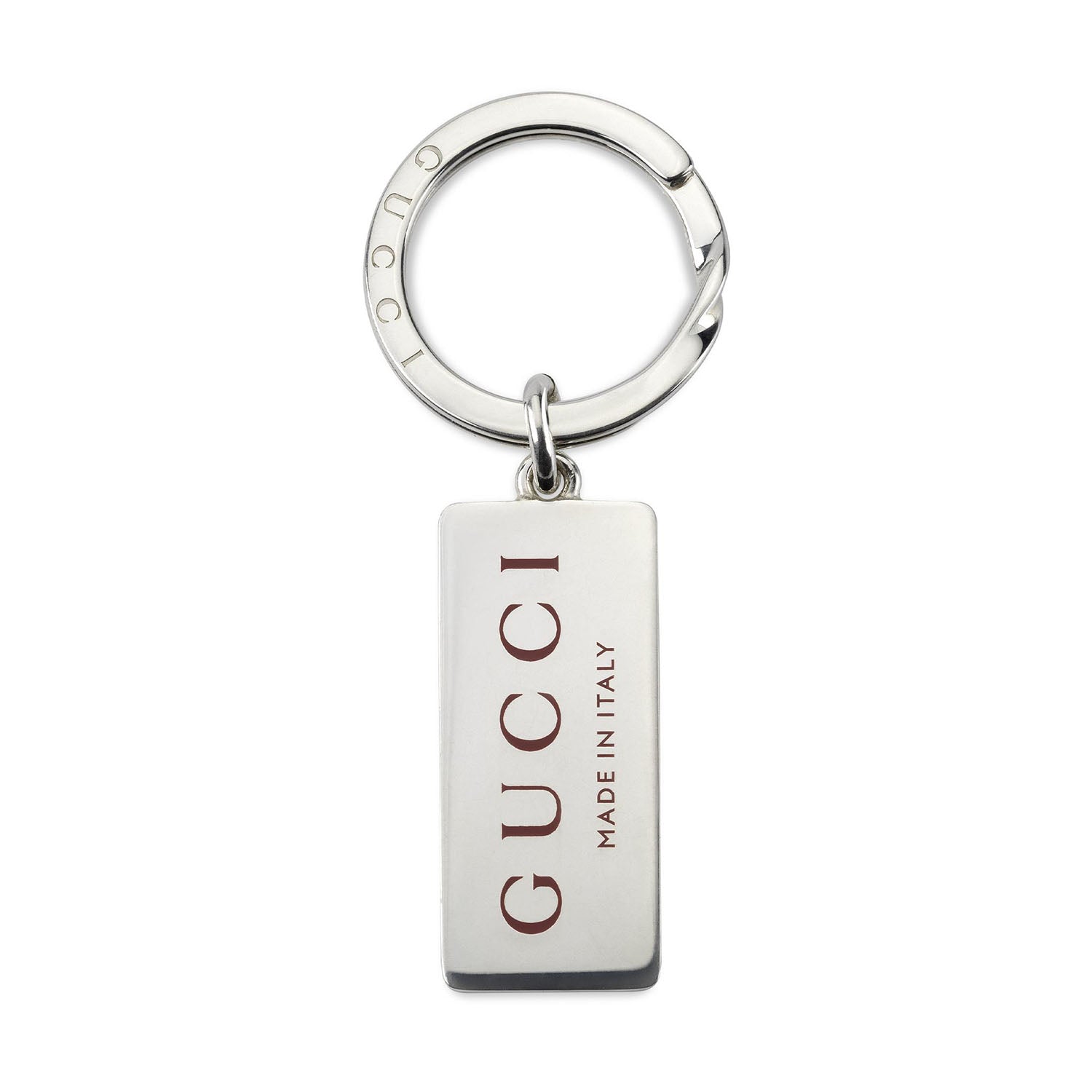 Gucci Gucci Trademark Sterling Silver Keyring - Berry's Jewellers