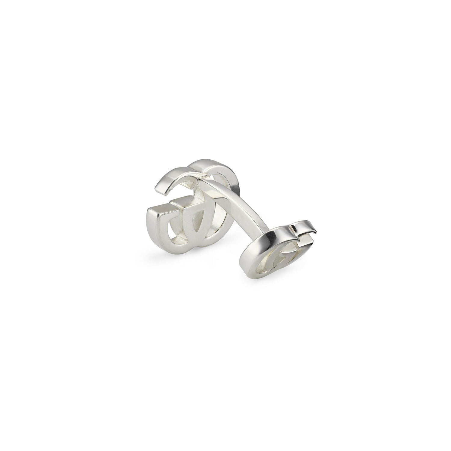 Gucci GG Marmont Sterling Silver Logo Cufflinks - Berry's Jewellers