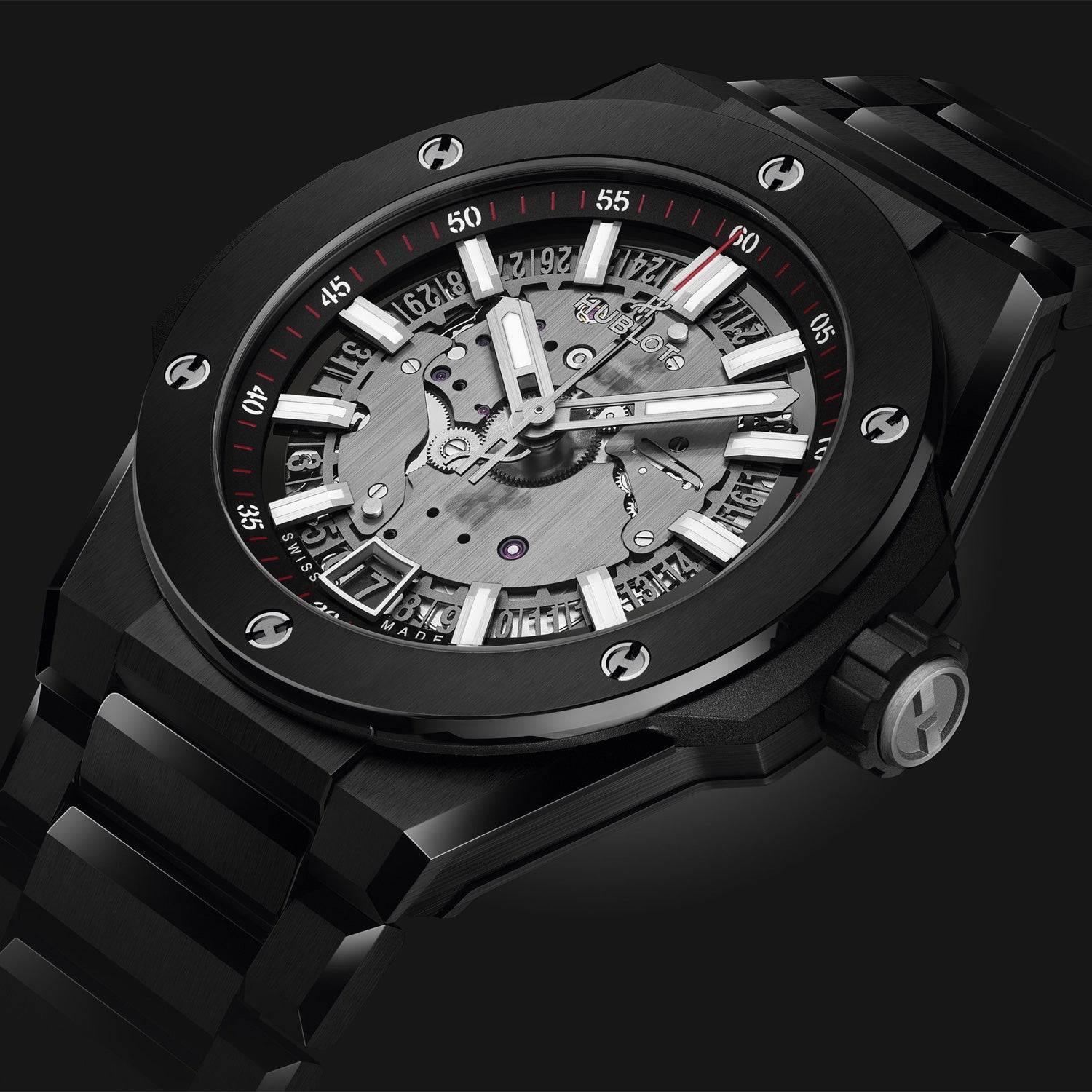 Hublot Big Bang Integrated Time Only Black Magic 40mm Watch - Berry's Jewellers