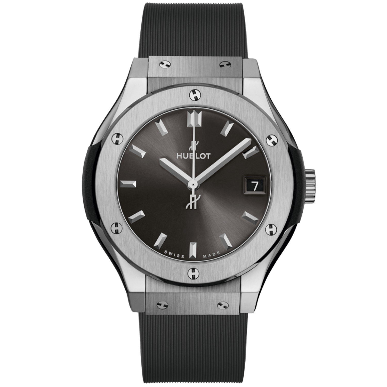 Hublot Classic Fusion Racing Grey Titanium 33mm Strap Watch - Berry's Jewellers