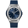 Hublot Classic Fusion Titanium Blue 33mm Strap Watch - Berry's Jewellers