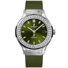 Hublot Classic Fusion Titanium Green Diamonds 38mm Strap Automatic Watch - Berry's Jewellers