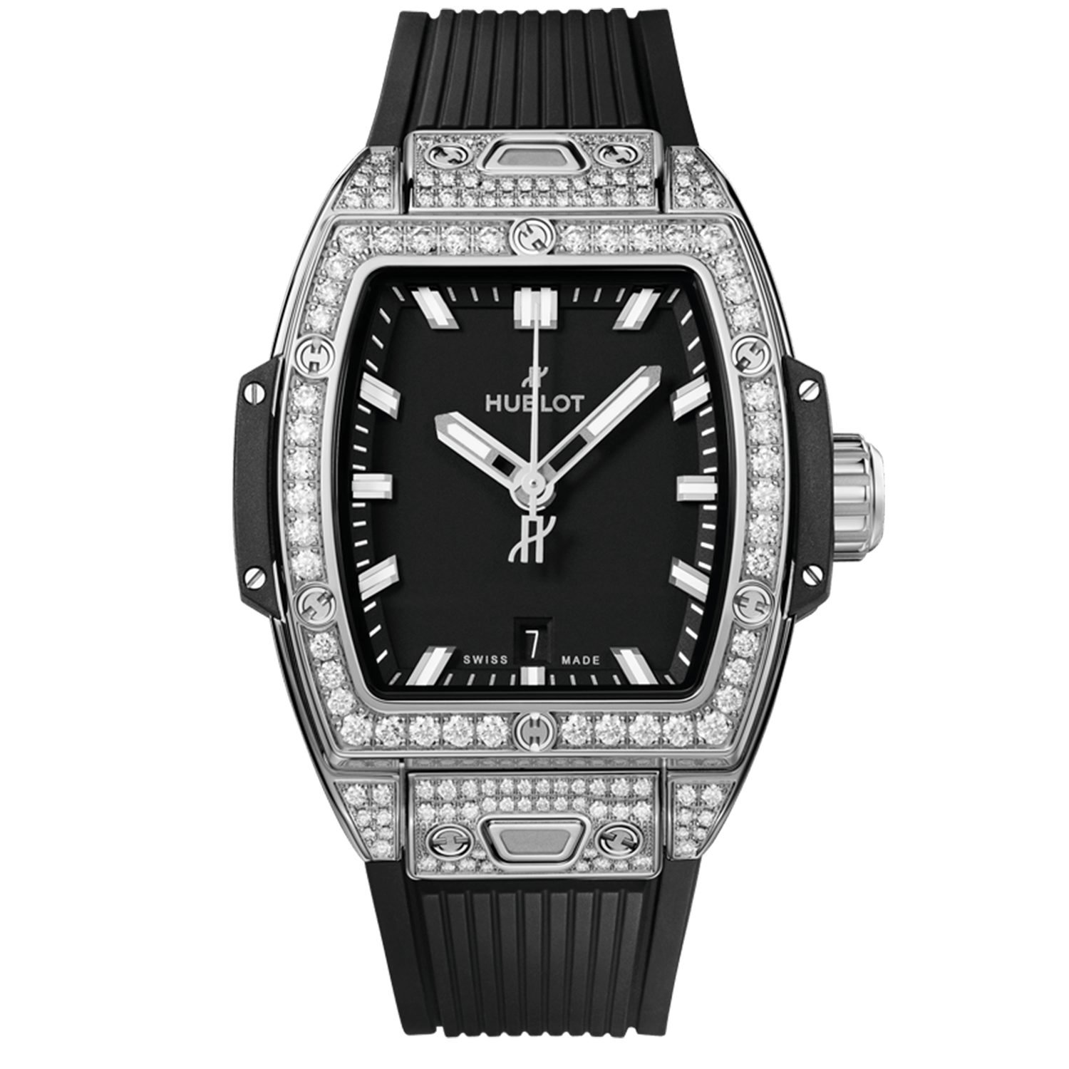 Hublot Spirit of Big Bang Steel Pave 32mm Watch - Berry's Jewellers