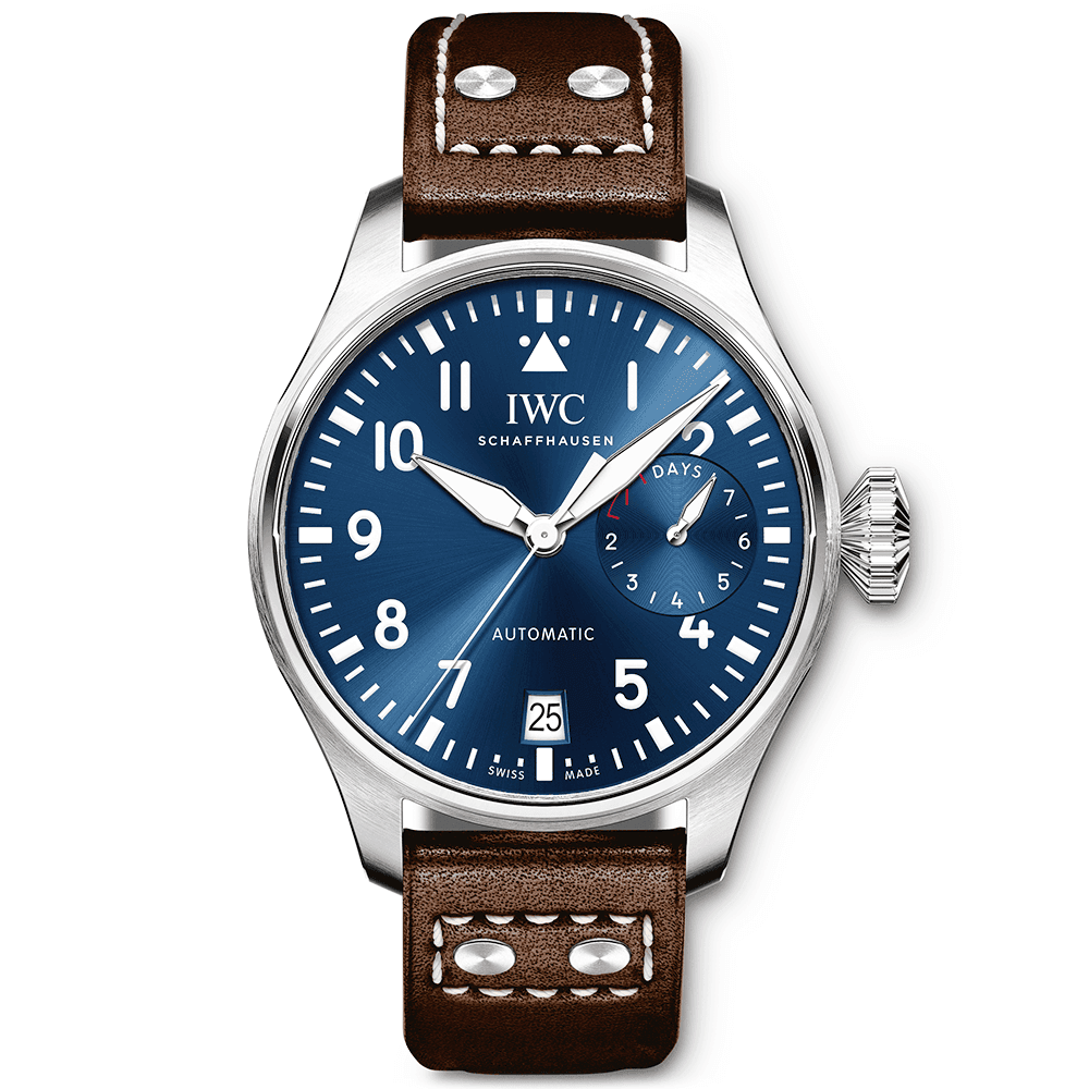 IWC Schaffhausen Big Pilot's Le Petit Prince Edition 46mm Blue Dial Men's Watch - Berry's Jewellers