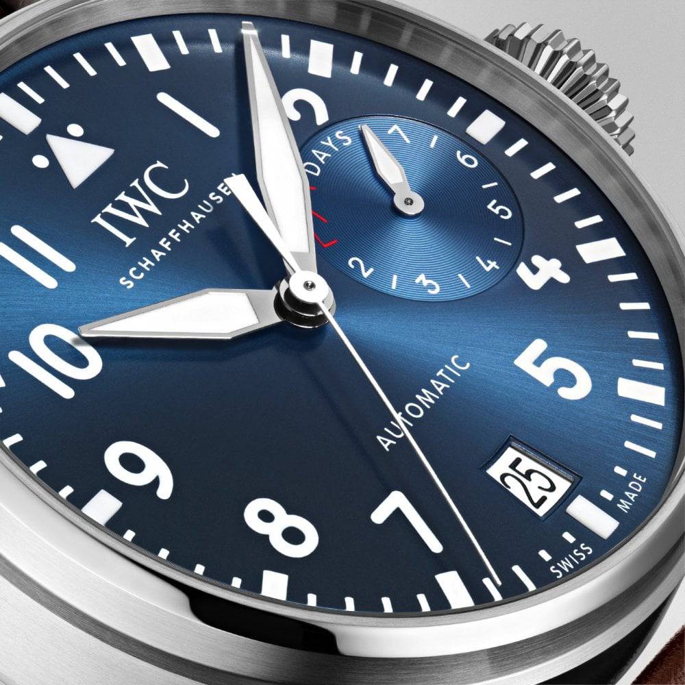 IWC Schaffhausen Big Pilot's Le Petit Prince Edition 46mm Blue Dial Men's Watch - Berry's Jewellers