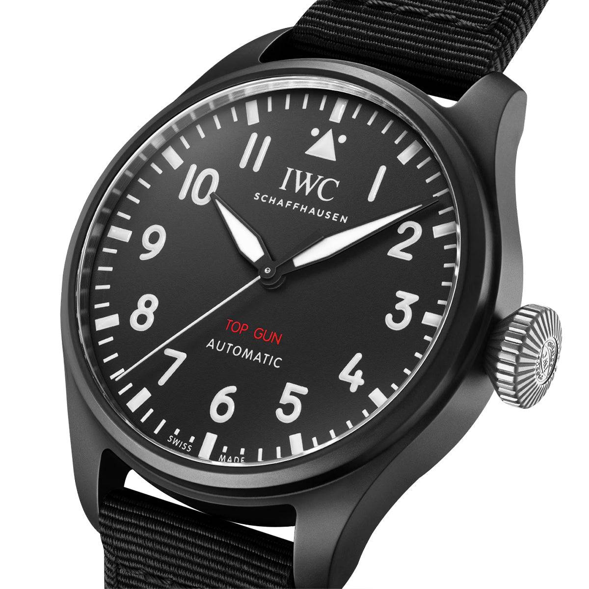 IWC Schaffhausen Big Pilot's Top Gun 43mm Black Ceramic Men's Watch - Berry's Jewellers