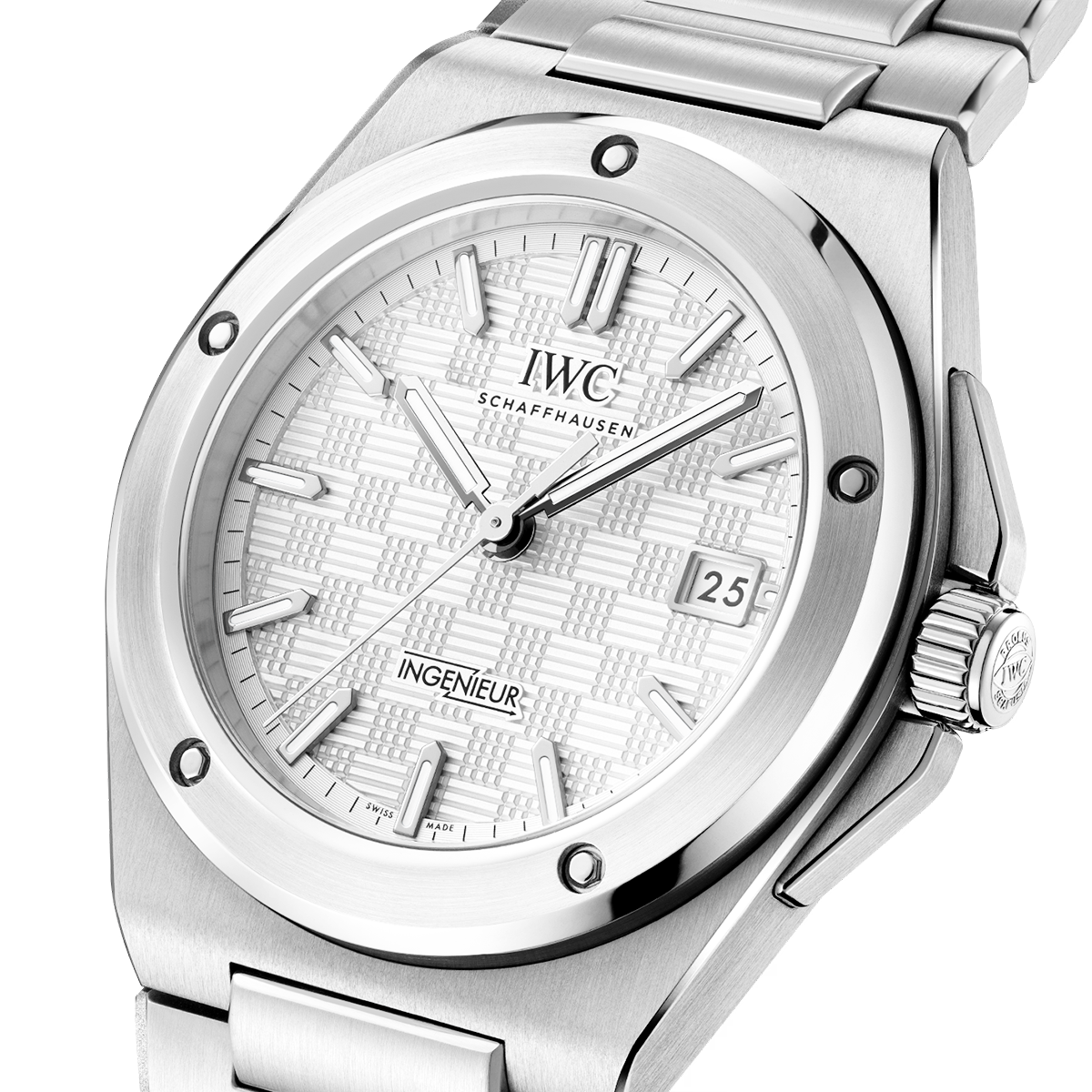 IWC Schaffhausen Ingenieur Automatic 40mm Silver Dial Bracelet Watch - Berry's Jewellers