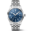 IWC Schaffhausen Pilot's Mark XX 40mm Blue Dial Men's Automatic Bracelet Watch - Berry's Jewellers