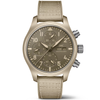 IWC Schaffhausen Pilot's Top Gun Mojave Desert 41mm Beige Ceramic Chronograph Watch - Berry's Jewellers