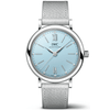 IWC Schaffhausen Portofino 34mm Powder Blue Diamond Dial Ladies Strap Watch - Berry's Jewellers