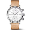 IWC Schaffhausen Portofino 39mm Silver Dial Chronograph Leather Strap Watch - Berry's Jewellers